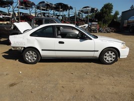 1998 HONDA CIVIC 2DR DX WHITE MT 1.6 A19002